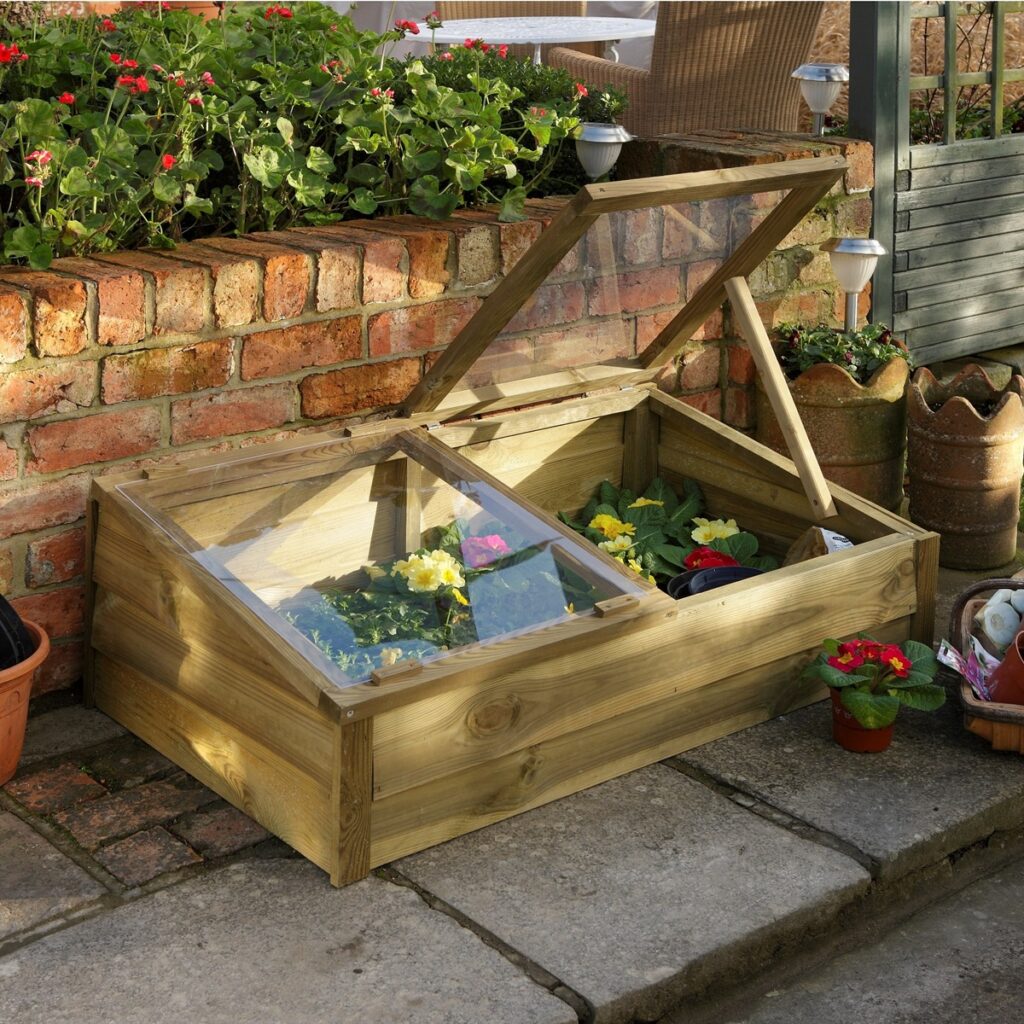 Forest Garden Large Timber Cold Frame 5013053135778 2
